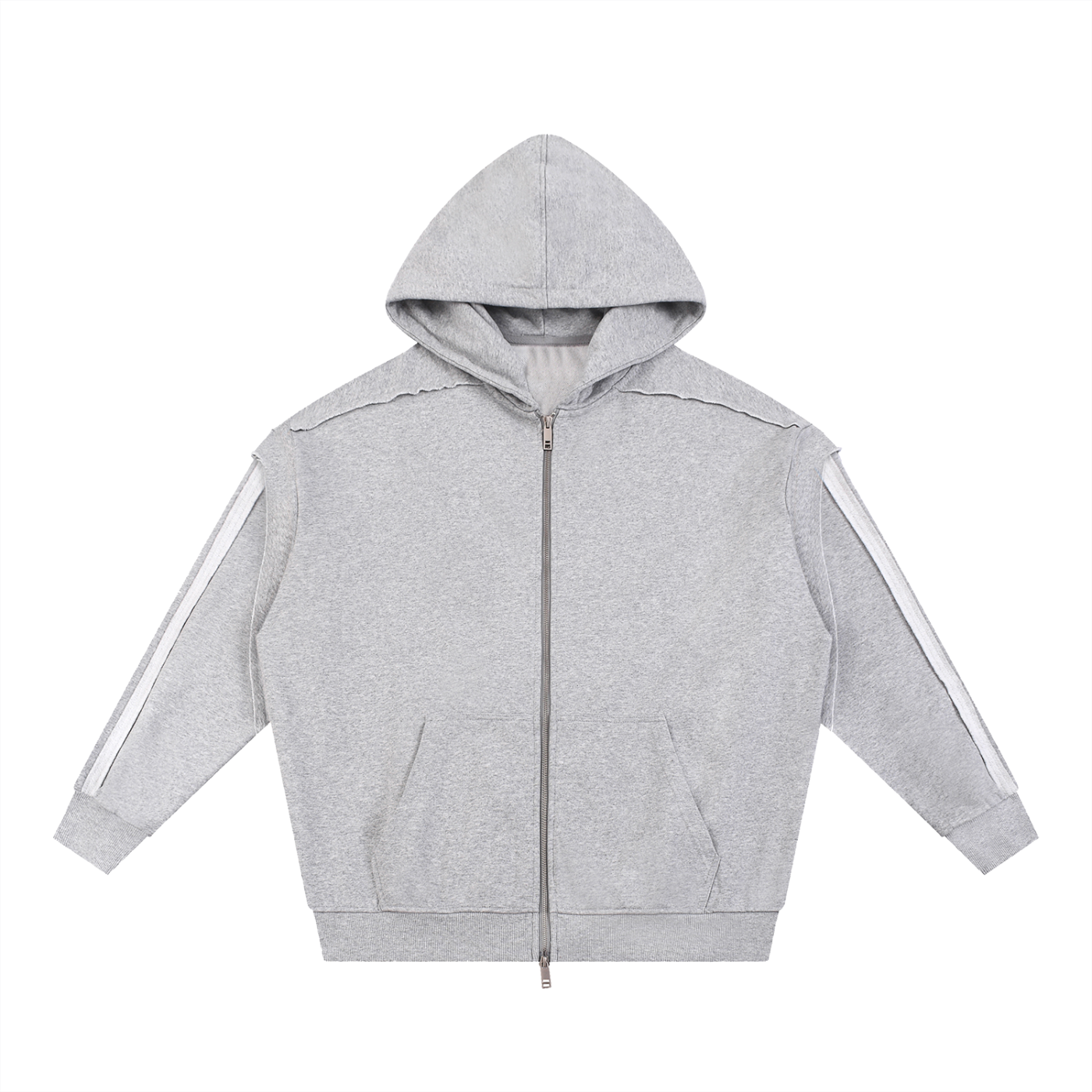 Red Lotus Society Oversized Striped Hoodie