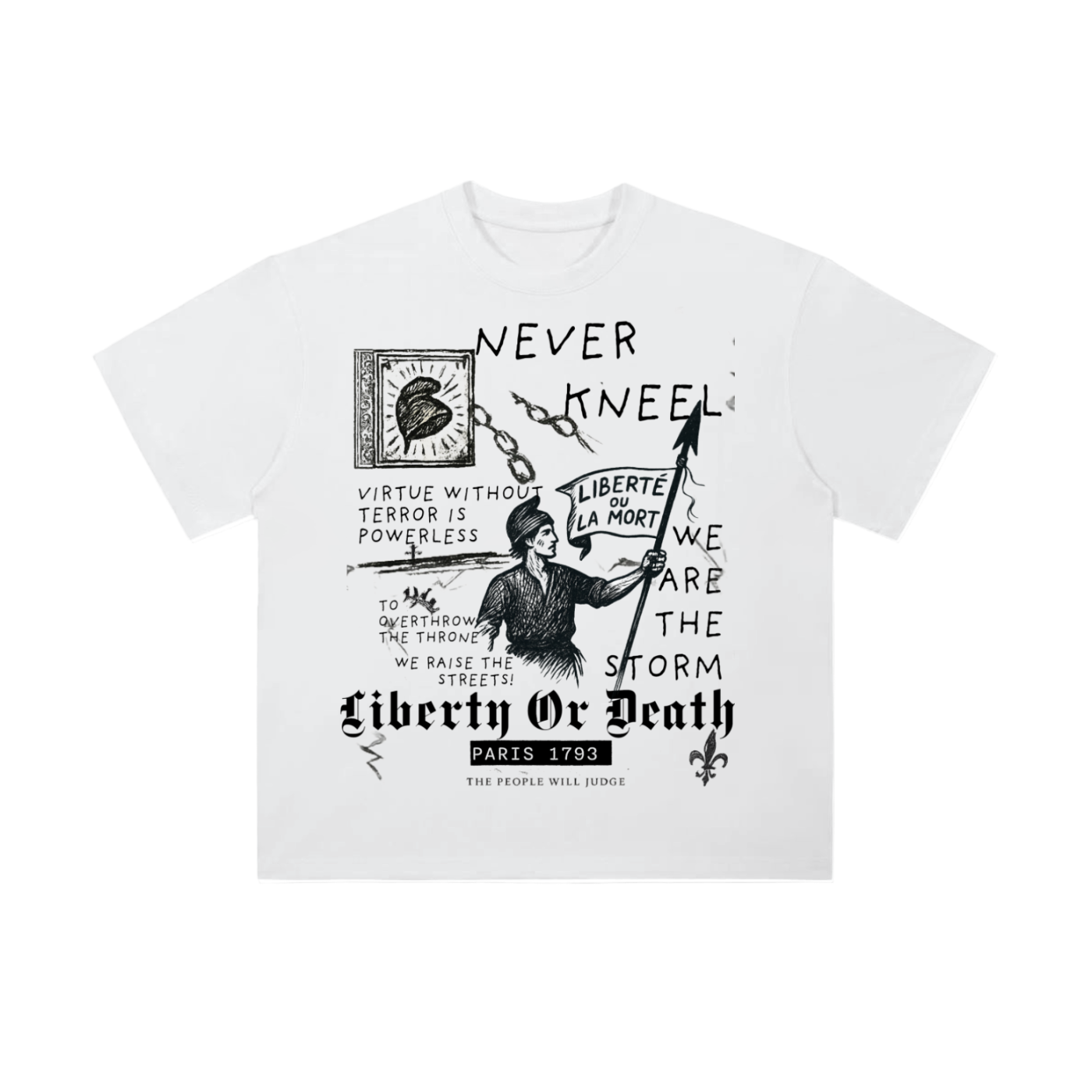 False Prophets: Liberté Ou La Mort Heavyweight Tee