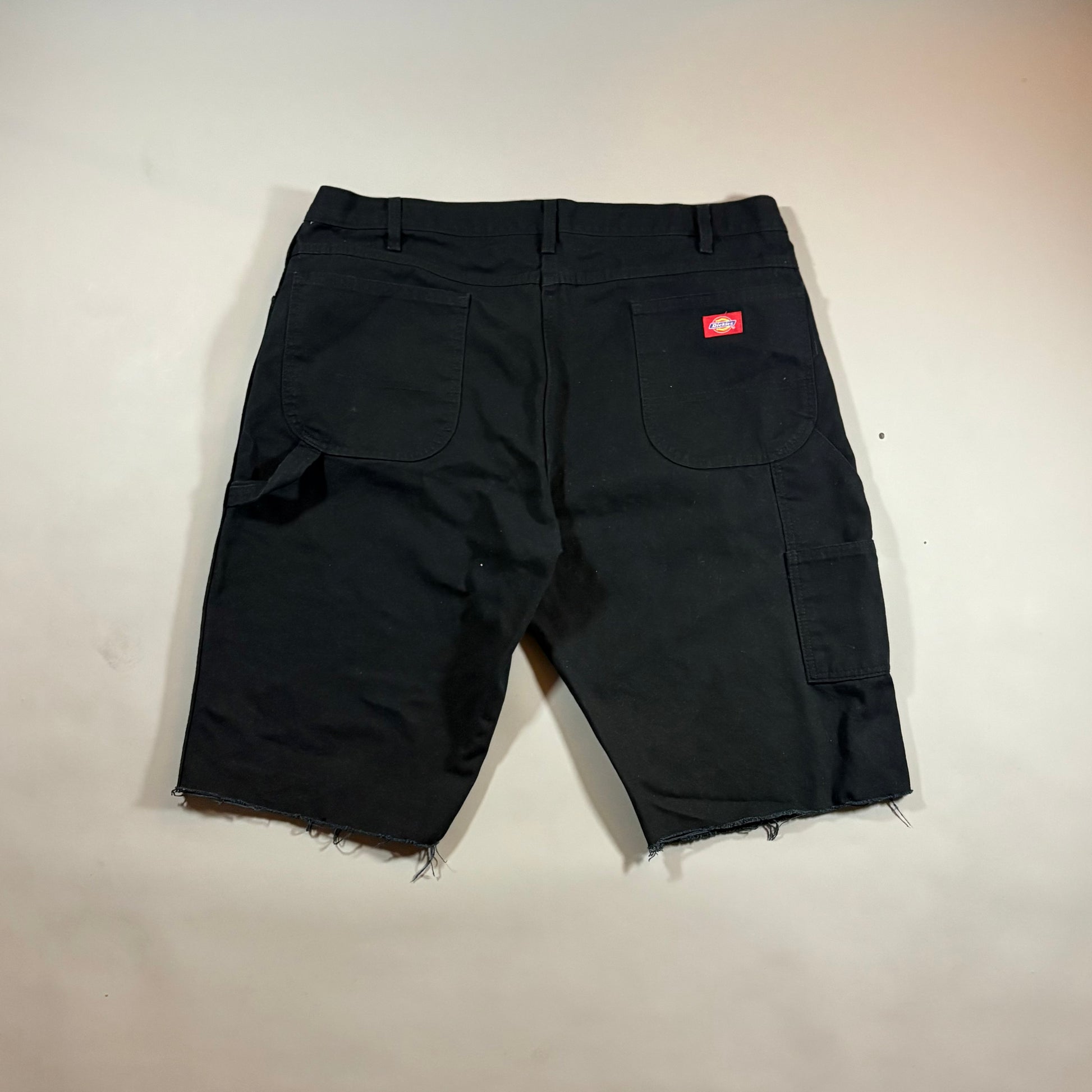 Dickies Reworked Black Carpenter Shorts 40 Waist
