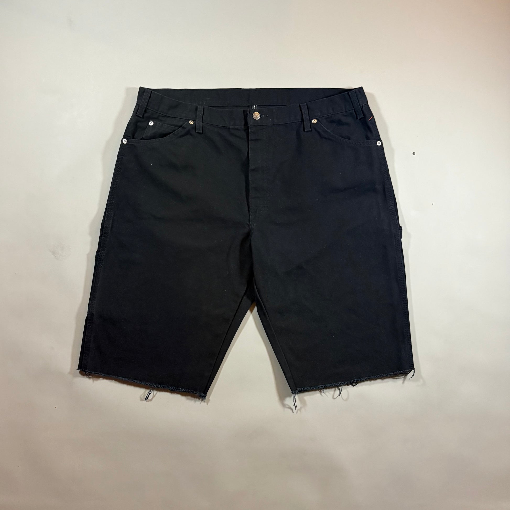 Dickies Reworked Black Carpenter Shorts 40 Waist