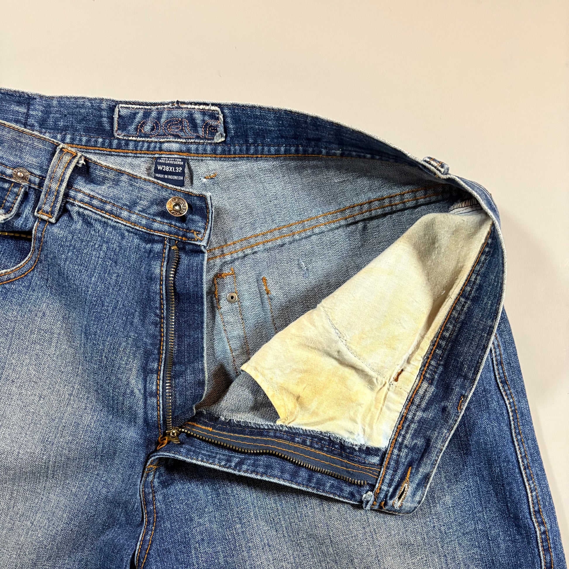 Delf Sportswear Baggy Denim Jeans 38x32