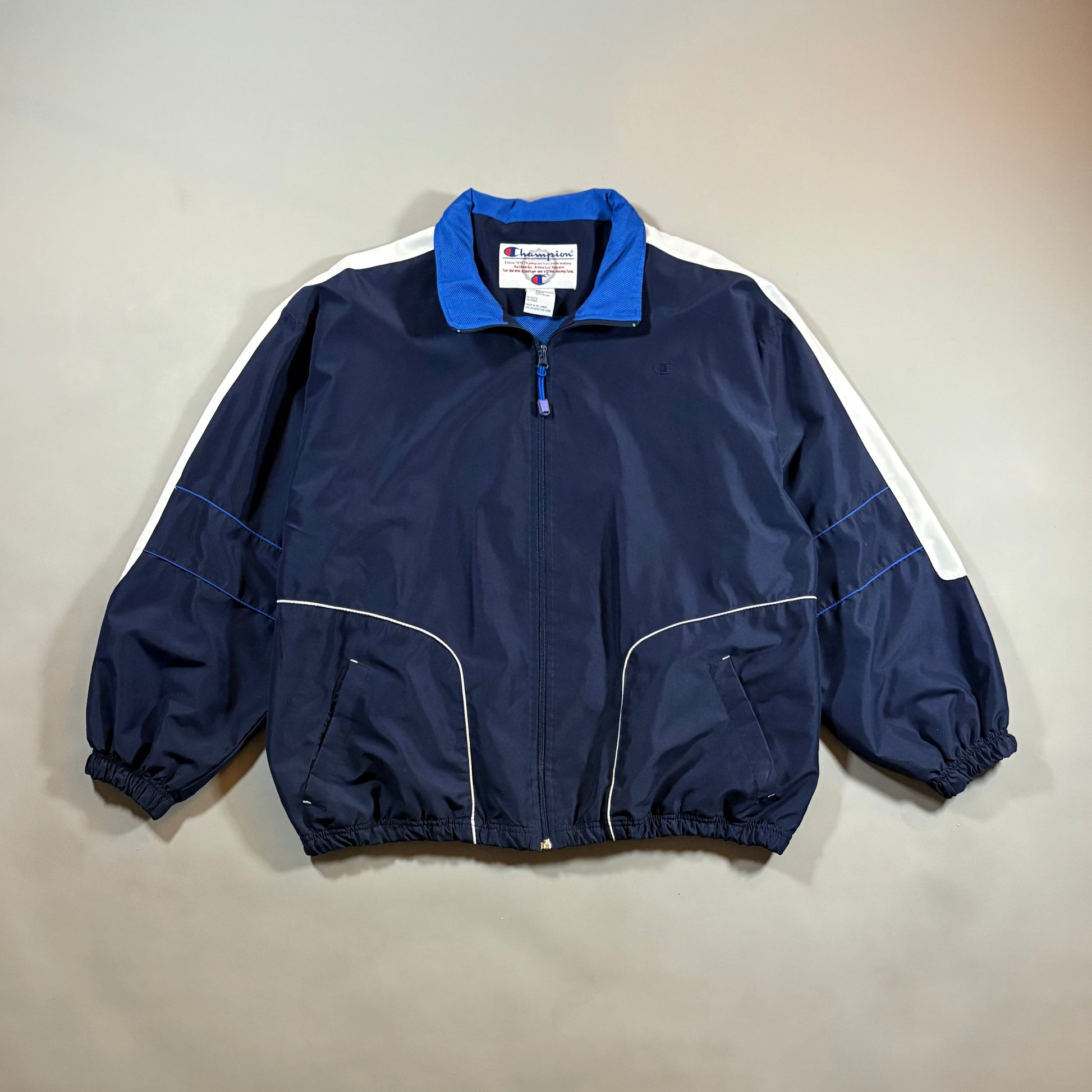 Champion Navy Windbreaker Large