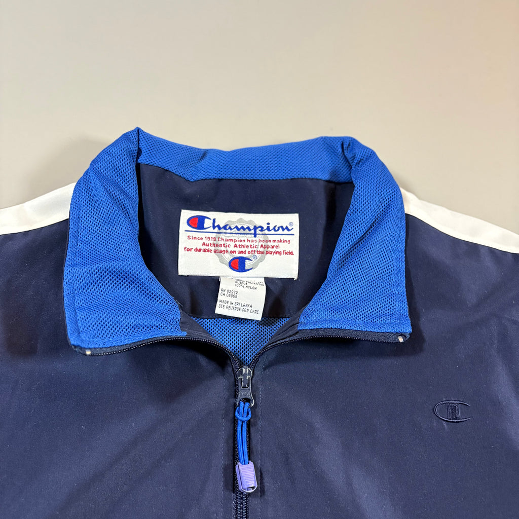 Champion Navy Windbreaker Large