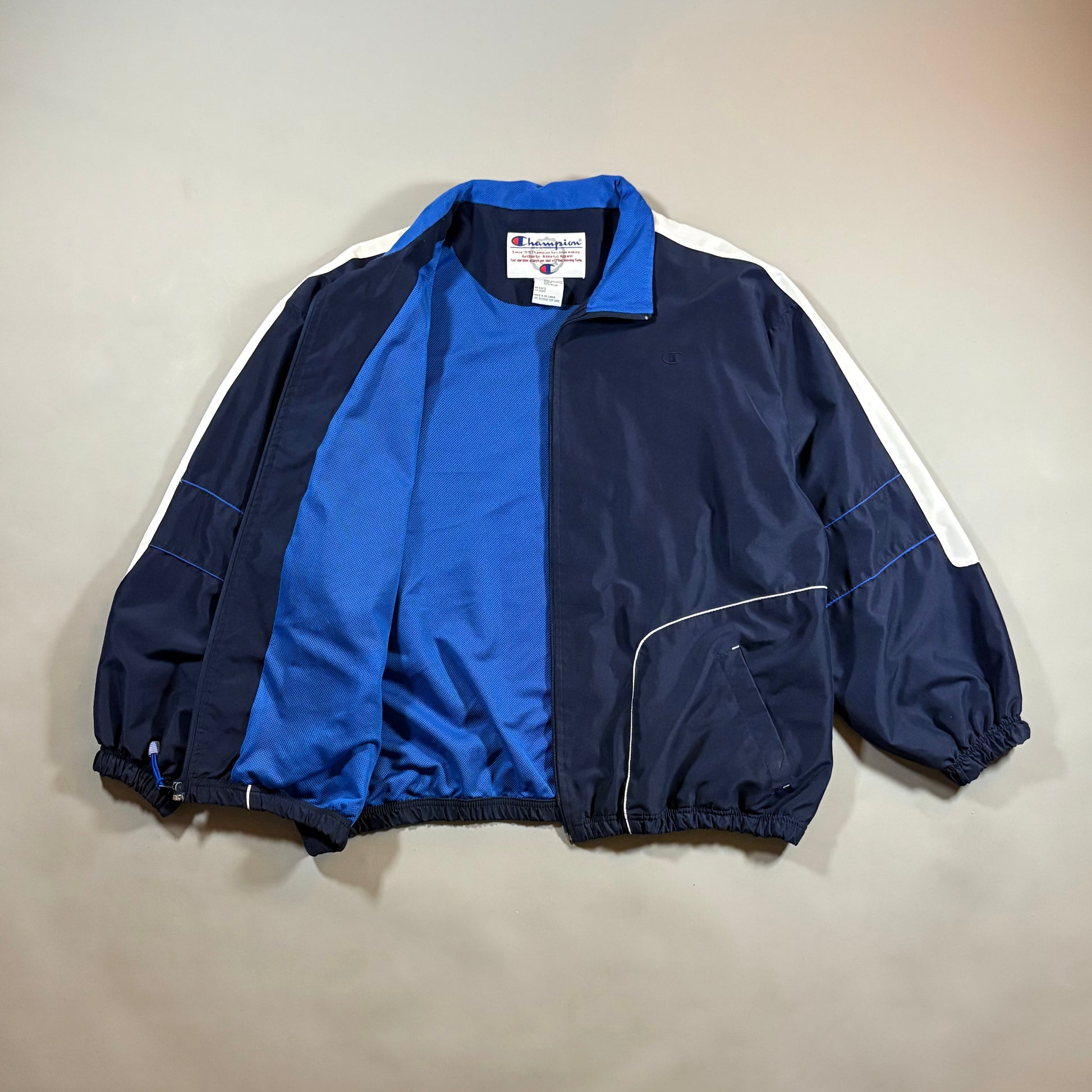 Champion Navy Windbreaker Large