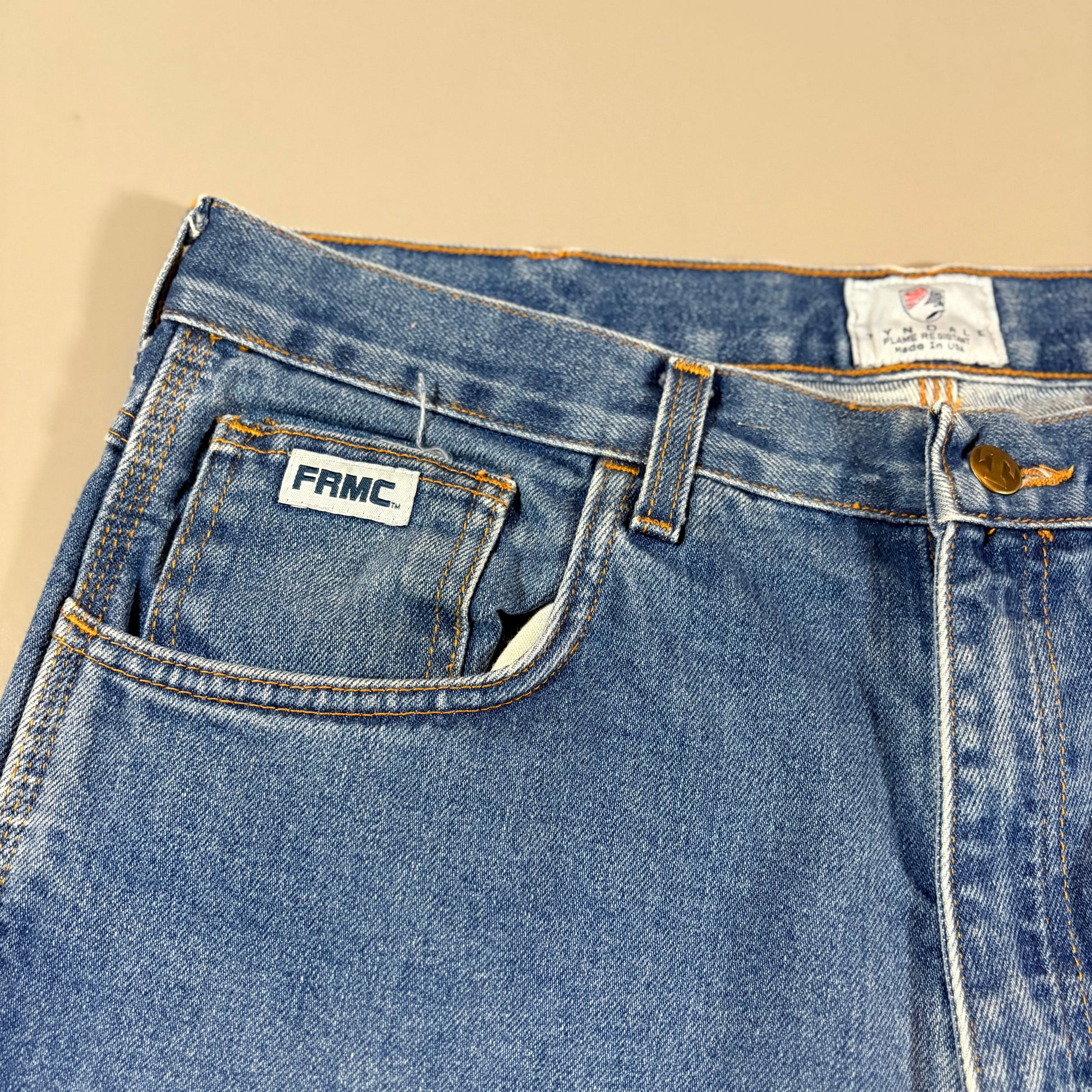 Tyndale Fire Resistant Denim Carpenter Jeans 35x34