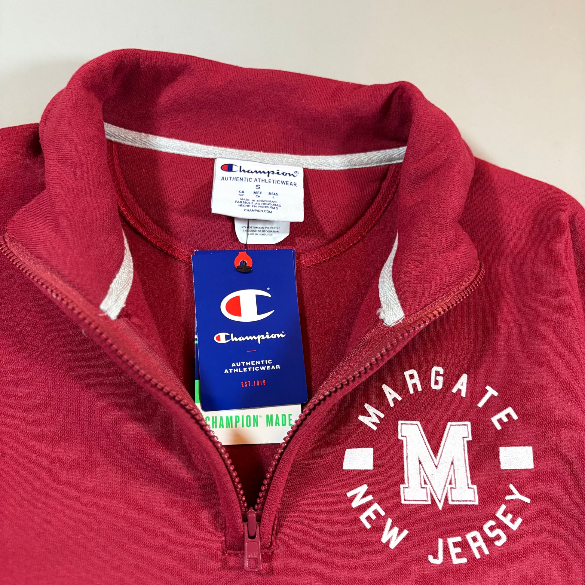 Champion Margate 3/4 Zip Sweatshirt Small