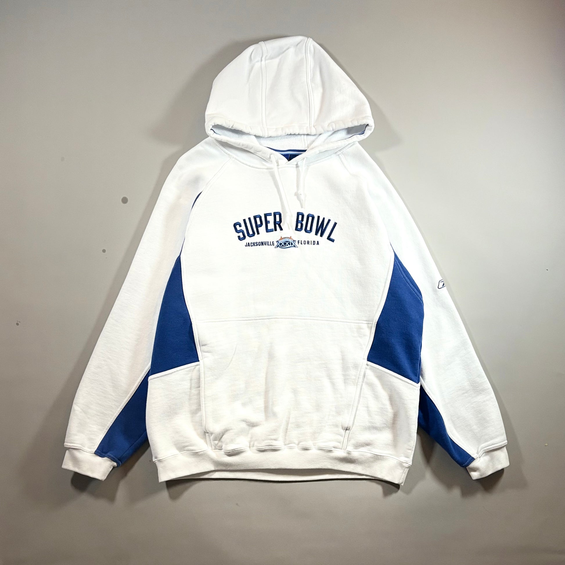 Vintage Reebok Super Bowl XXXIX Hoodie Large