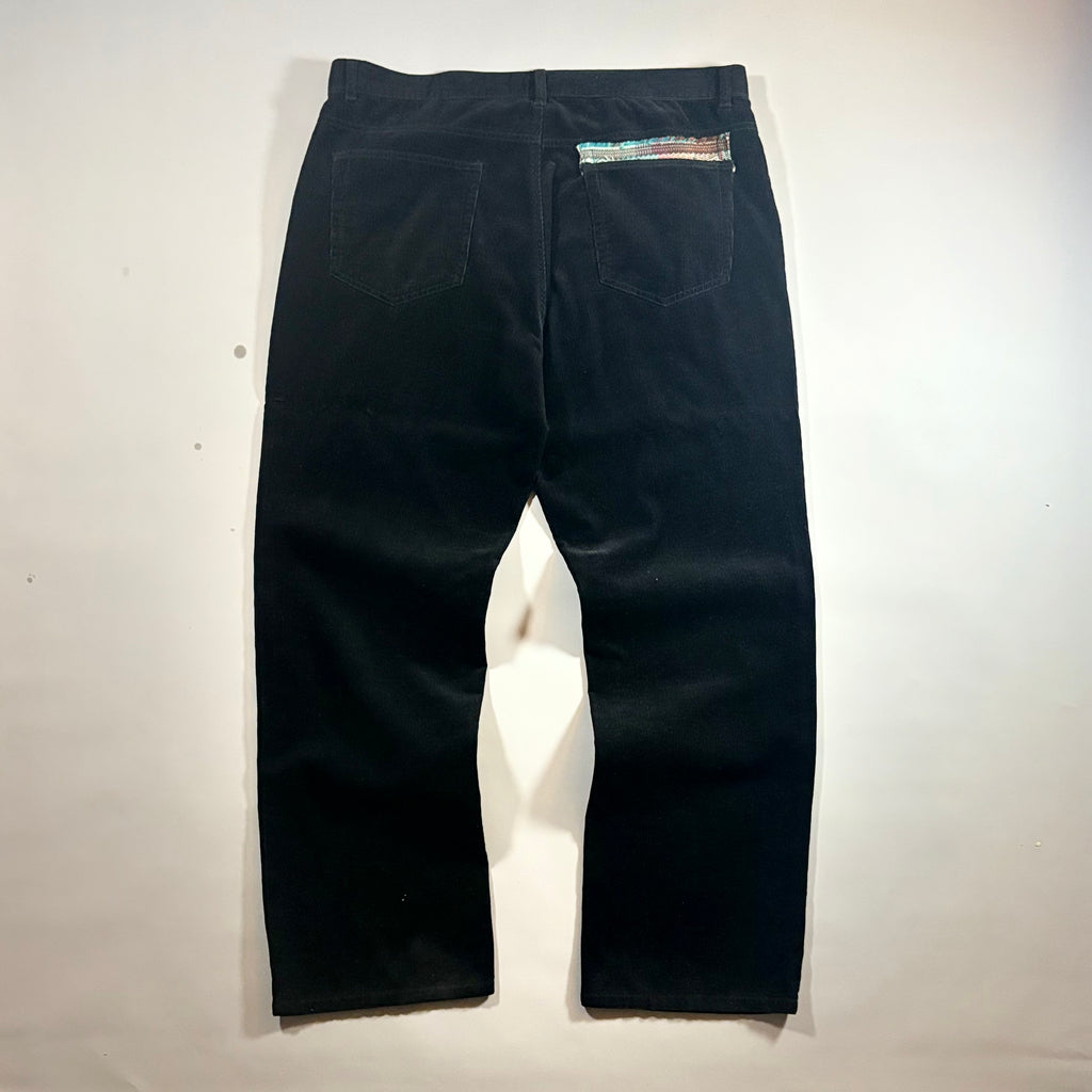 Calvin Klein Reworked Black Corduroy Pants 38x32