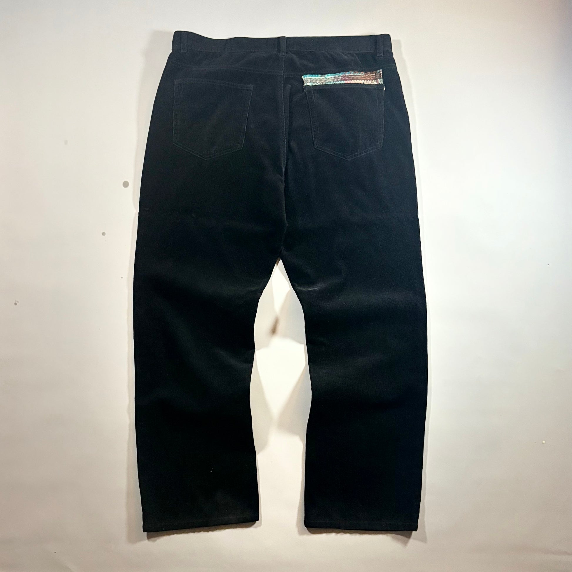 Calvin Klein Reworked Black Corduroy Pants 38x32