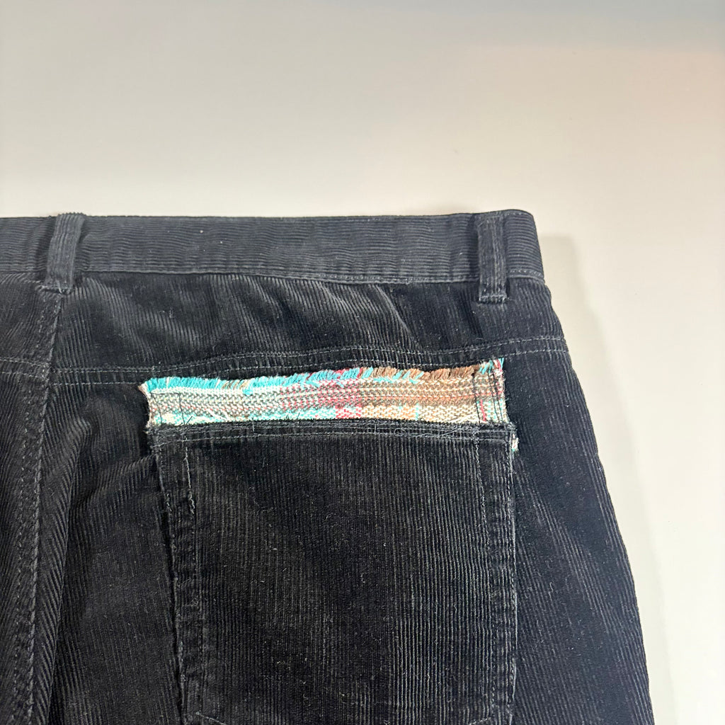 Calvin Klein Reworked Black Corduroy Pants 38x32