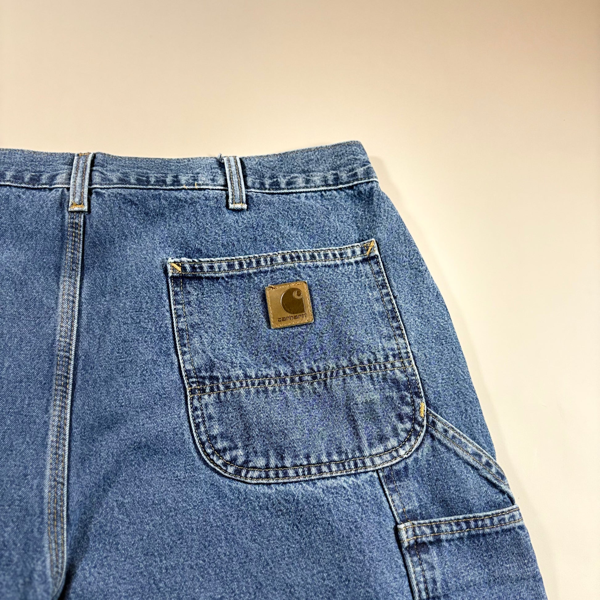 Carhartt Reworked Carpenter Style Denim Jorts
