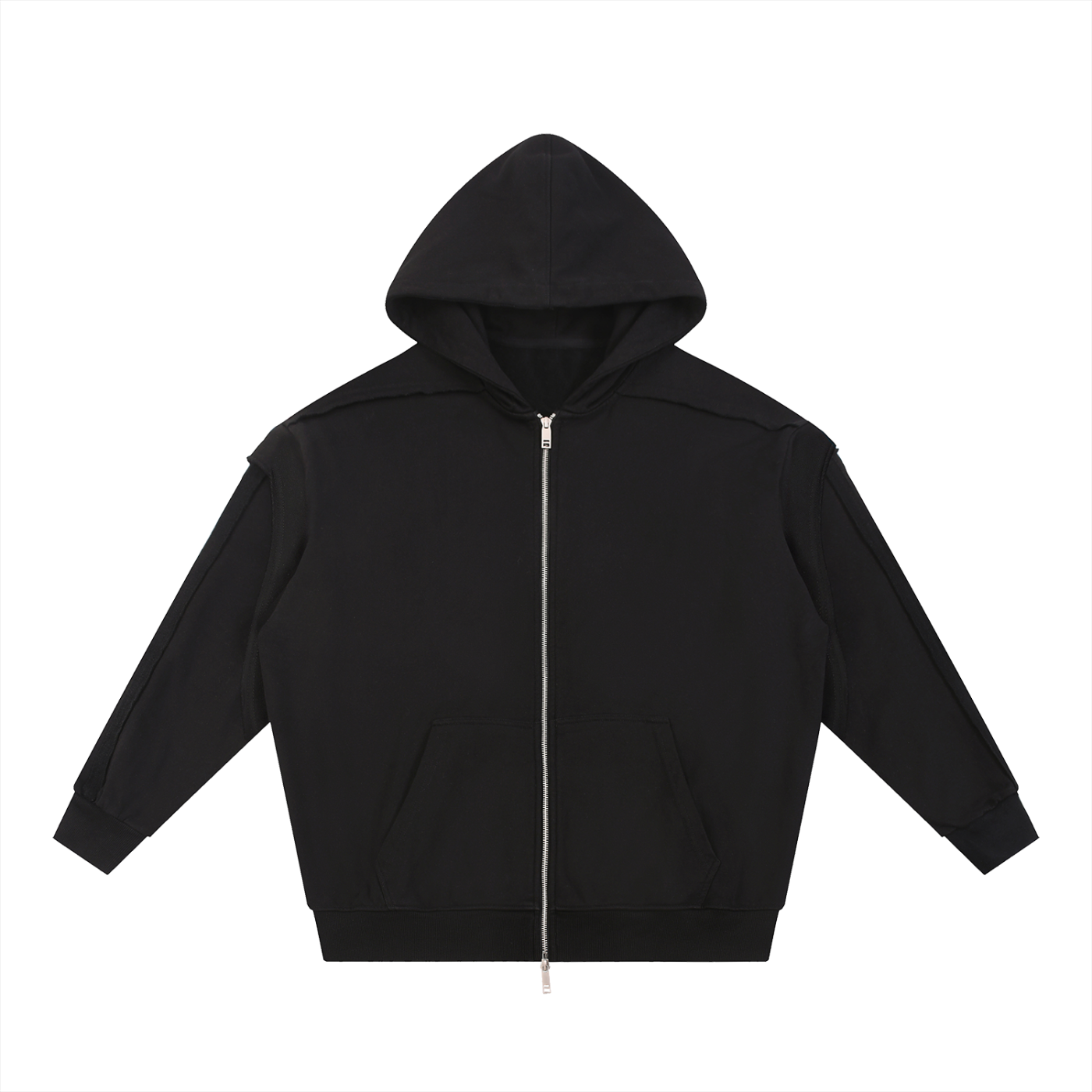Red Lotus Society Oversized Striped Hoodie